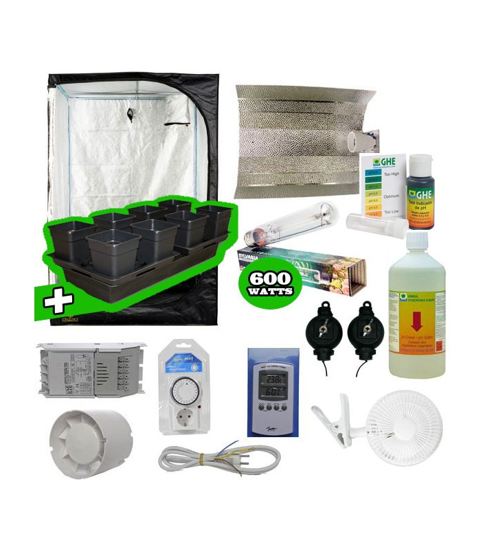 Pack complet - Culture hydroponique - 600w