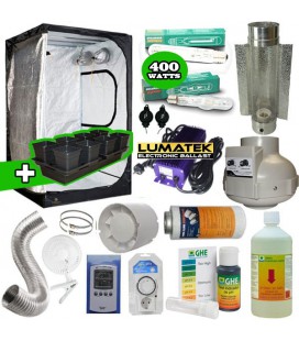 PACK COMPLET CHAMBRE DE CULTURE DE LUXE POUR L'HYDRO, 400 WATTS