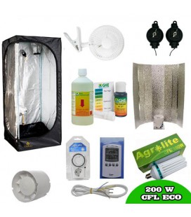 PACK COMPLET CHAMBRE DE CULTURE 200 WATTS CFL 