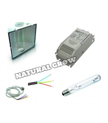 PACK COMPLET 250 WATTS HPS REFLECTEUR SPUDNIK