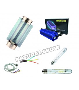 PACK COMPLET 250 WATTS MH ET HPS REFLECTEUR COOLTUBE