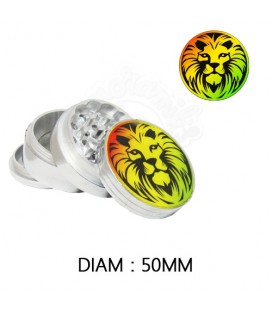 GRINDER ALU RASTA LION 50 mm