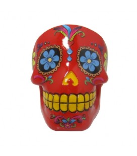 CENDRIER MEXICAN SKULL ROUGE