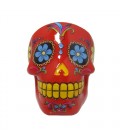 CENDRIER MEXICAN SKULL ROUGE