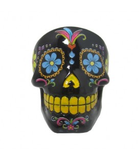 CENDRIER MEXICAN SKULL NOIR